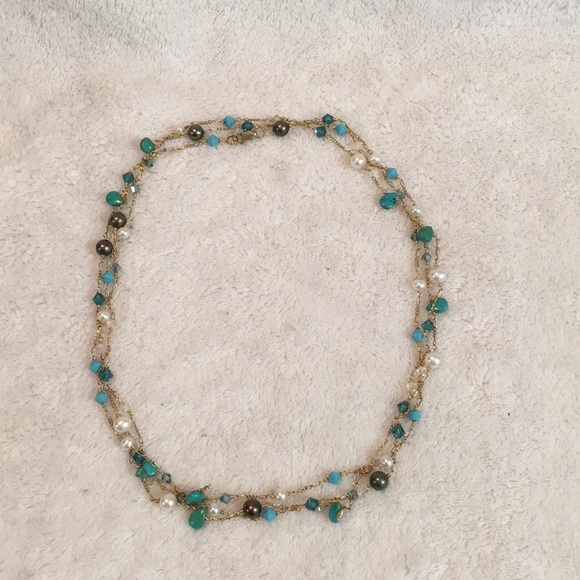 14k gf necklace, bracelet & earring set - Picture 5 of 6